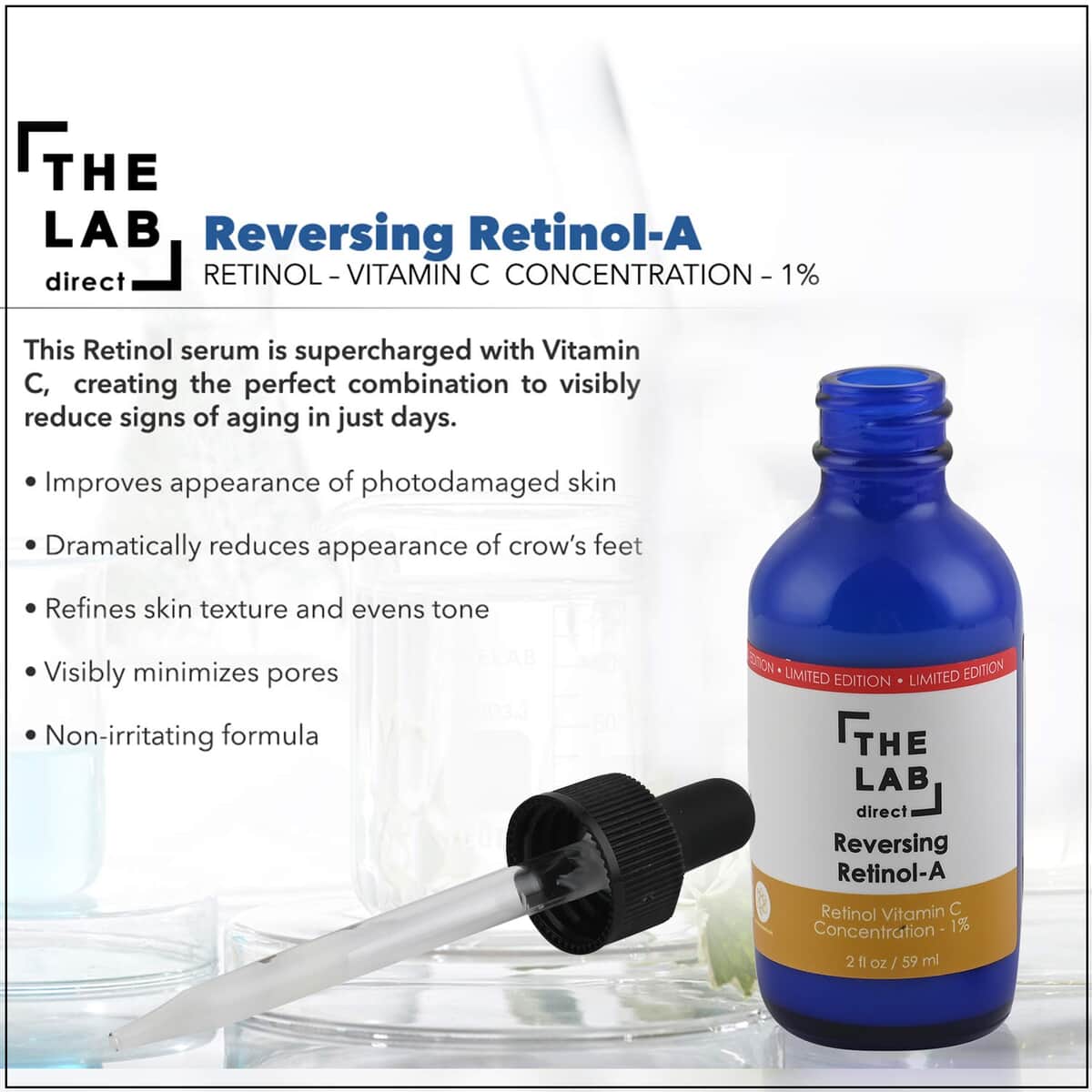 The Lab Direct Reversing Retinol (Vitamin A's) 2oz image number 2