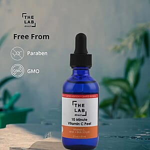 The Lab Direct 10 Minute Vitamin C Peel 2oz (Made in USA), Anti Wrinkle , Anti Aging Skin Care Products (Ships in 5-7 Business Days)