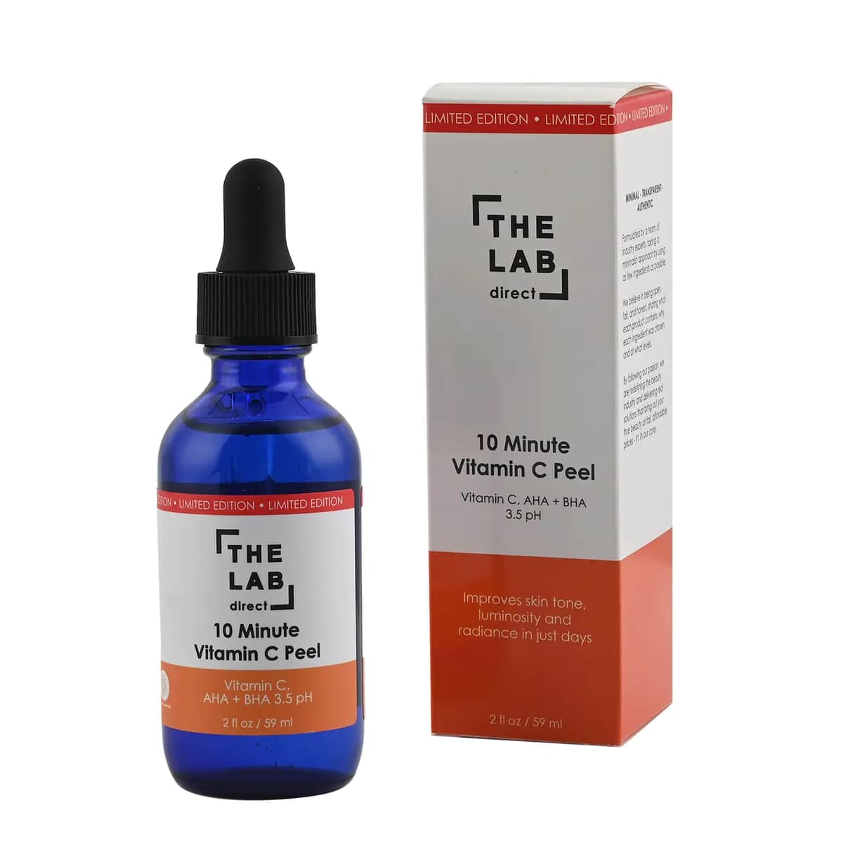 The Lab Direct 10 Minute Vitamin C Peel 2oz (Made in USA), Anti Wrinkle , Anti Aging Skin Care Products image number 6