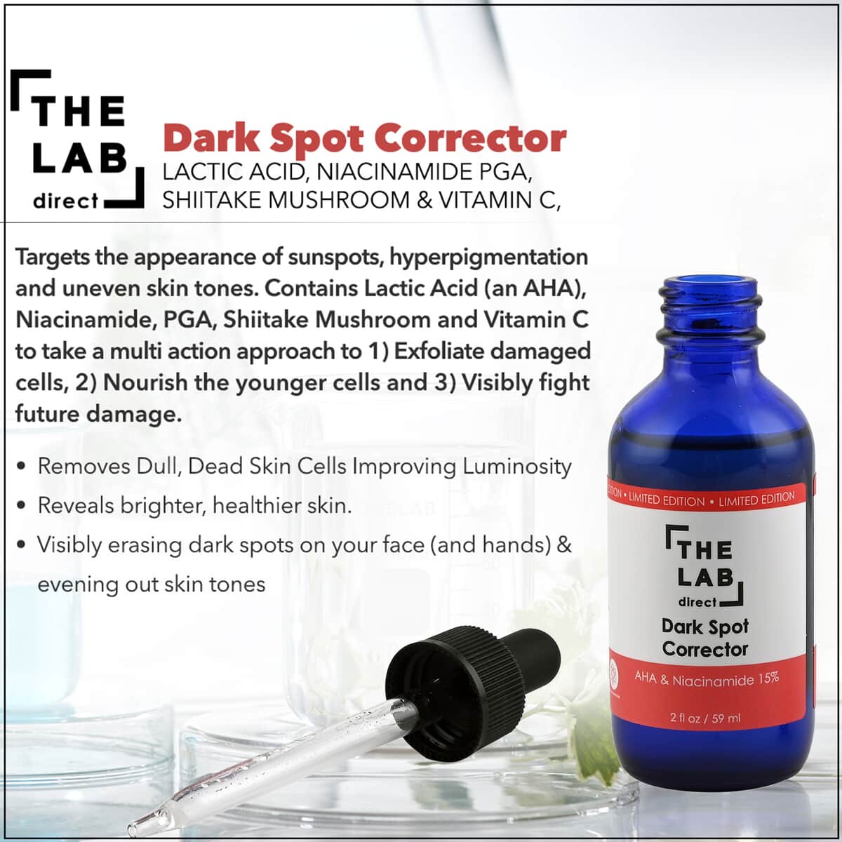 The Lab Direct Dark Spot Corrector 2oz (Made in USA) image number 2