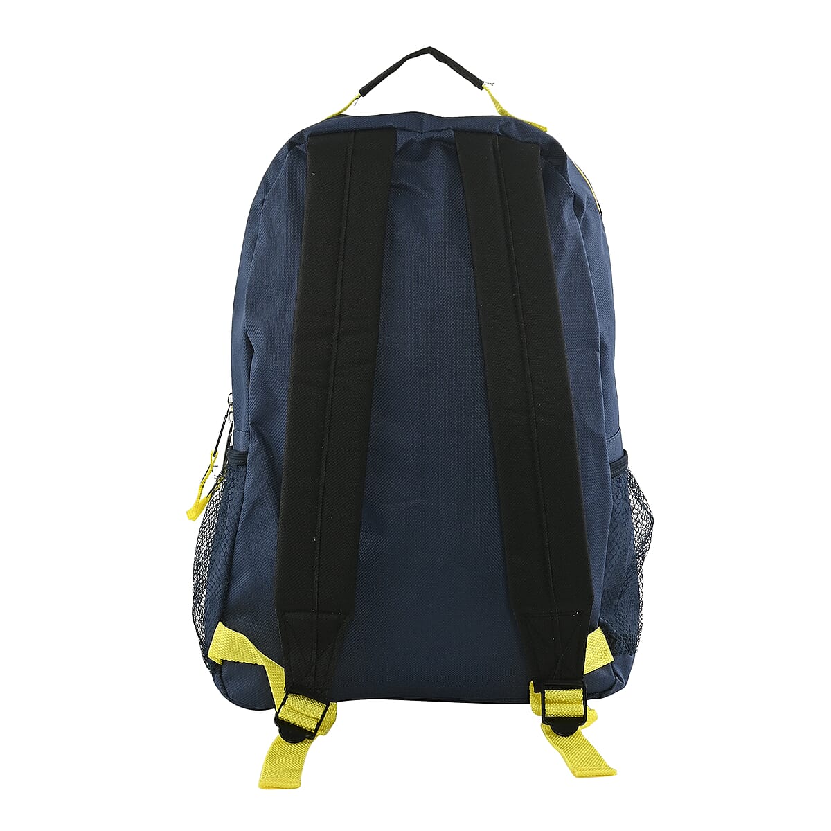ProSport Blue Multi-Pocket Front Zippers Backpack with Beverage Pocket image number 2