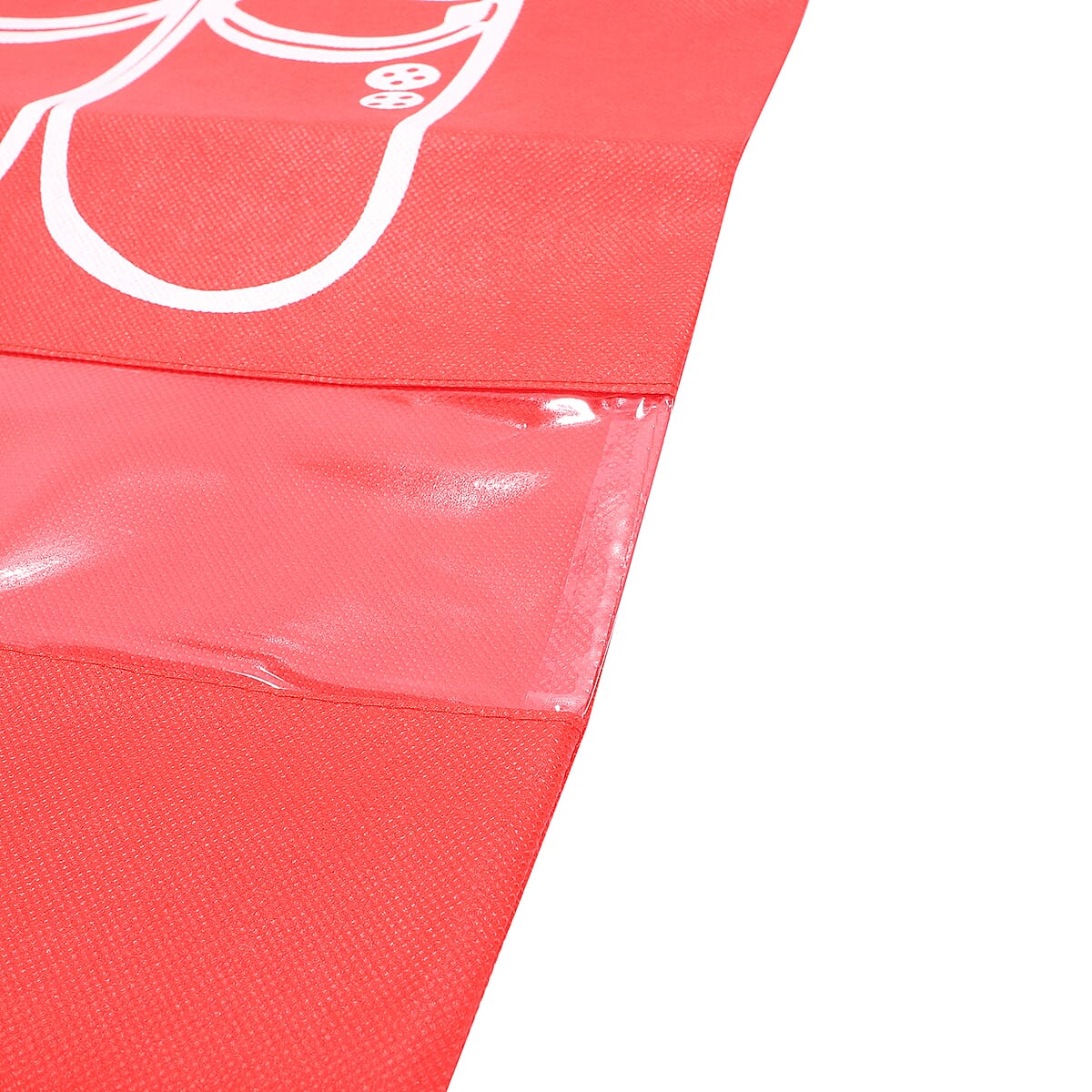 Set of 8 Non-Woven Shoe Bag- Red, Pink, Dark Blue, Dark Gray image number 4