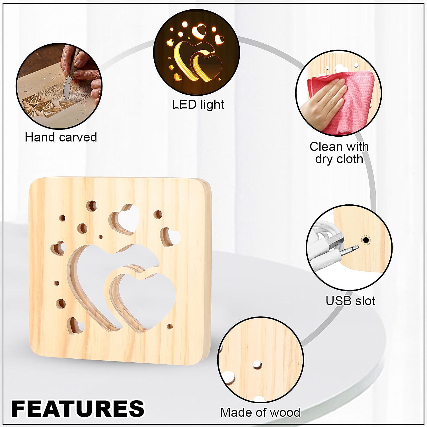 Heart  - Product card gallery slide 3 (9431187882239)