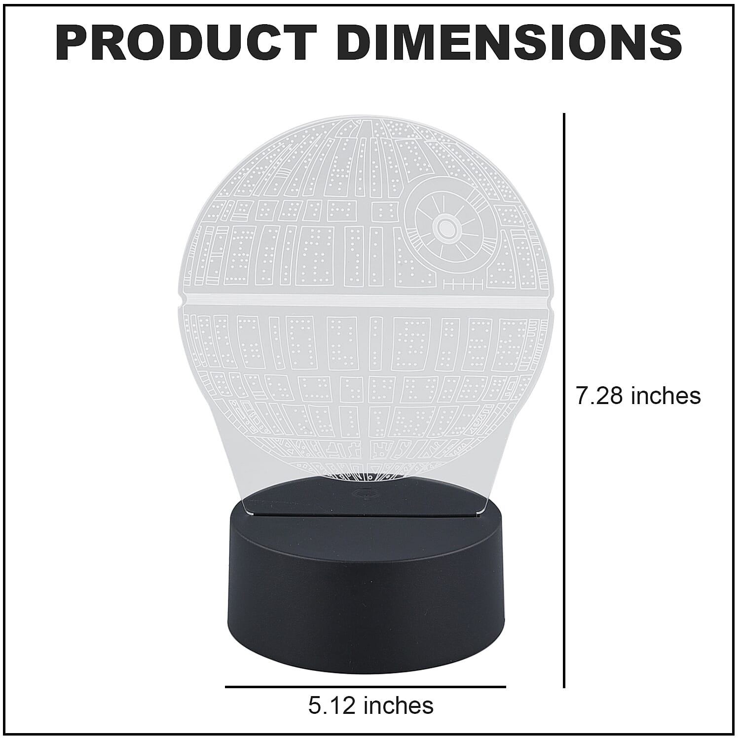 3D LED Night Light Planet Shape Lamp with 16 Multicolor Remote Control