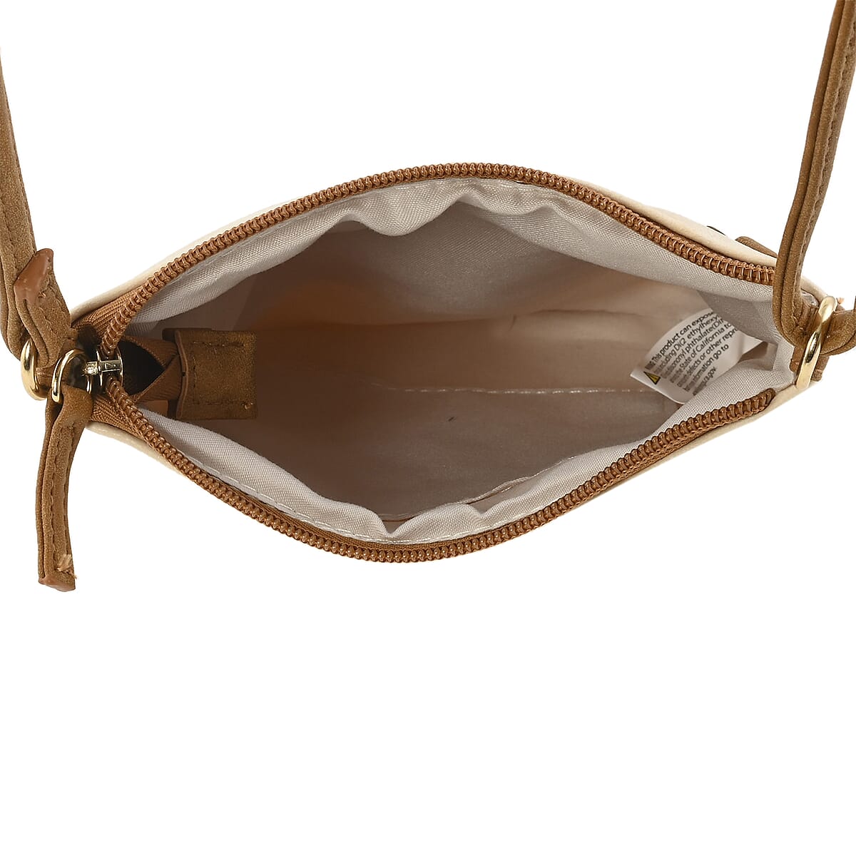 Le Chateau Ivory Faux Leather Crossbody Bag image number 2