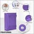 Purple Faux Leather 4 Page Book Design Earrings Holder image number 2