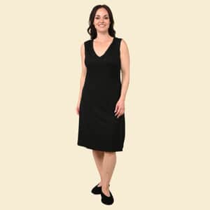 Tamsy Black Tank Dress - S