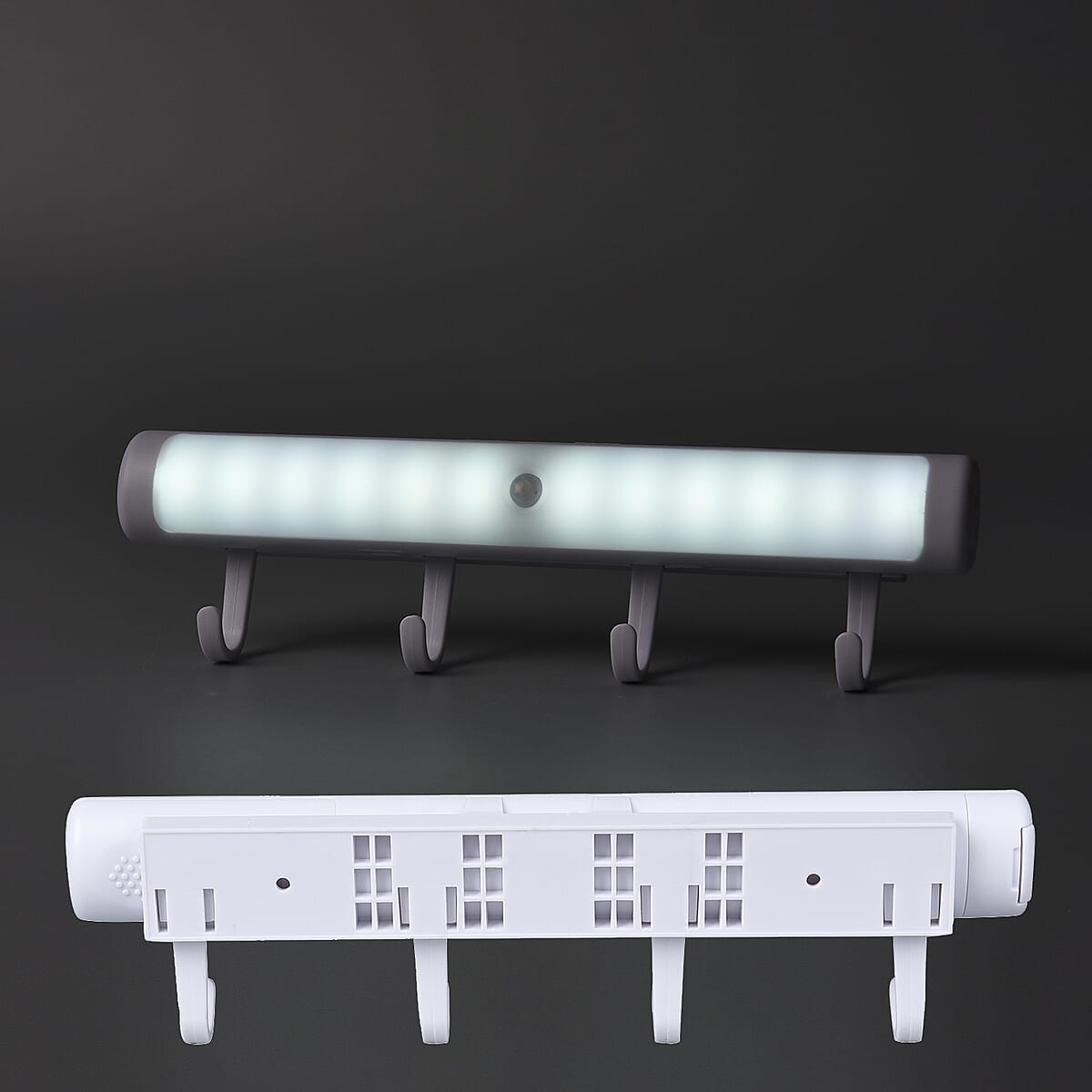 14 SMD LED Motion Sensor Night Light with 4 Removable Hooks image number 4