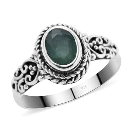 BALI LEGACY Socoto Emerald Ring in Sterling Silver (Size 10.0) 1.15 ctw image number 0