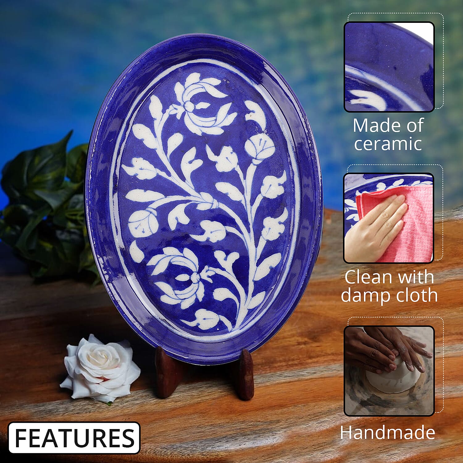 White Floral & Leaf - Product card gallery slide 3 (9431190700287)