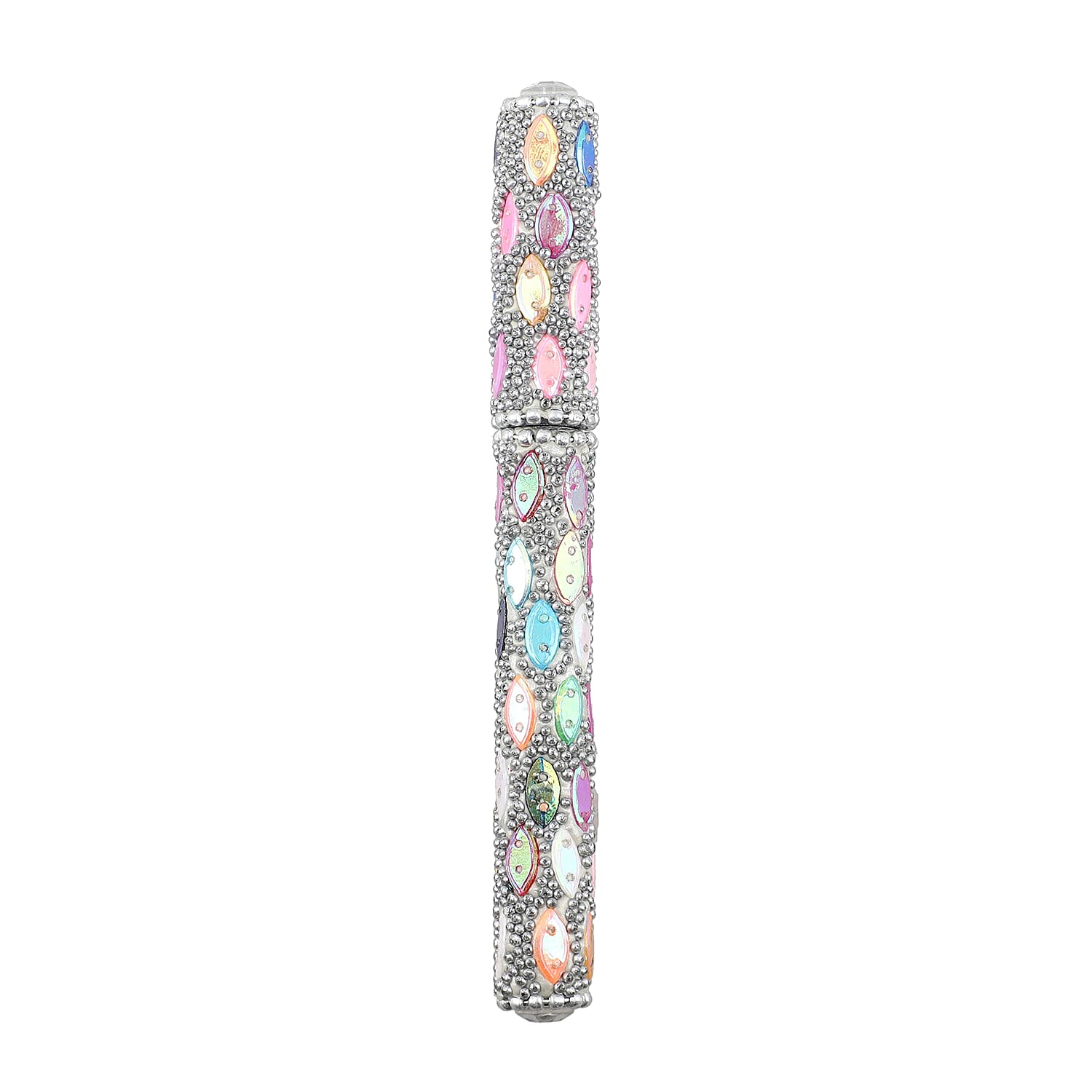 Set of 3 Silver Color Blink Pens, Key Chain Pen and Pearl Pen