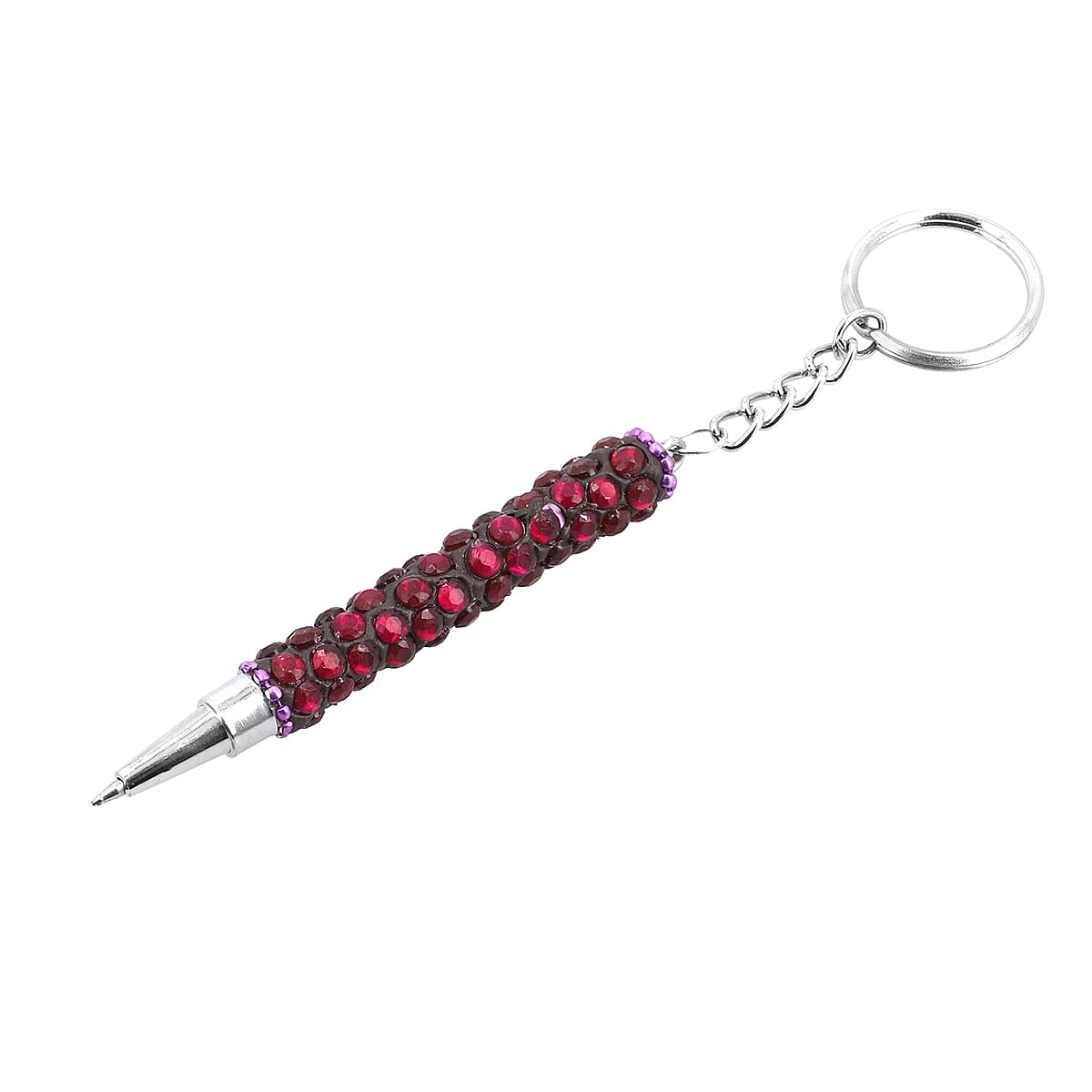 Set of 3 Purple Color Blink Pens, Key Chain Pen and Pearl Pen image number 6