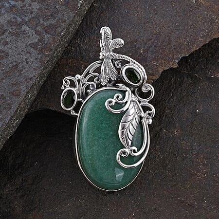 Green Aventurine / 925 Silver / Standard - Product card gallery slide 2 (10176812089657)