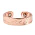 Magnetic By Design Floral Vine Pattern Open Shank Ring in Rosetone (Fits Sizes 6-8) image number 3