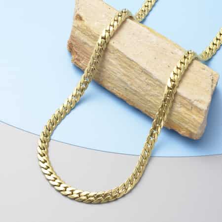 Chain Necklace Stainless Steel/Blue Ion Plating 24