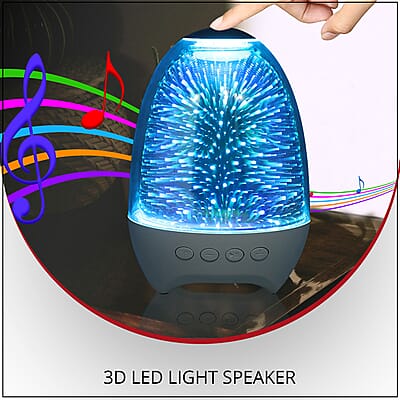 Ocean Theme 3D LED Light Speaker (Battery:2000mAH included)