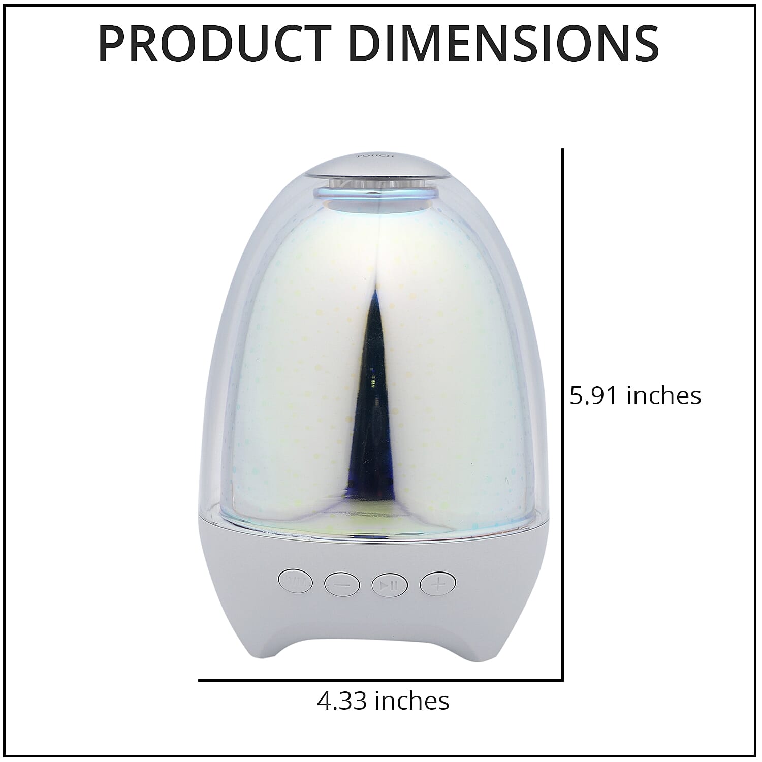 Ocean Theme 3D LED Light Speaker (Battery:2000mAH included)