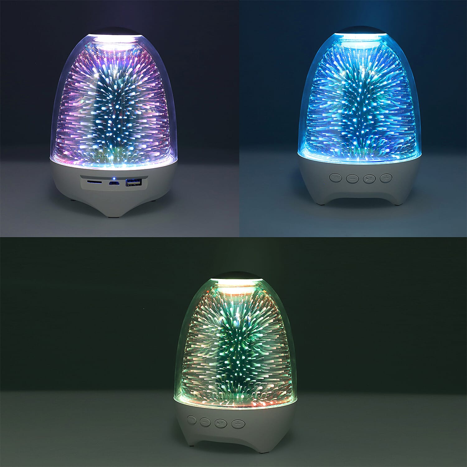 Ocean Theme 3D LED Light Speaker (Battery:2000mAH included)