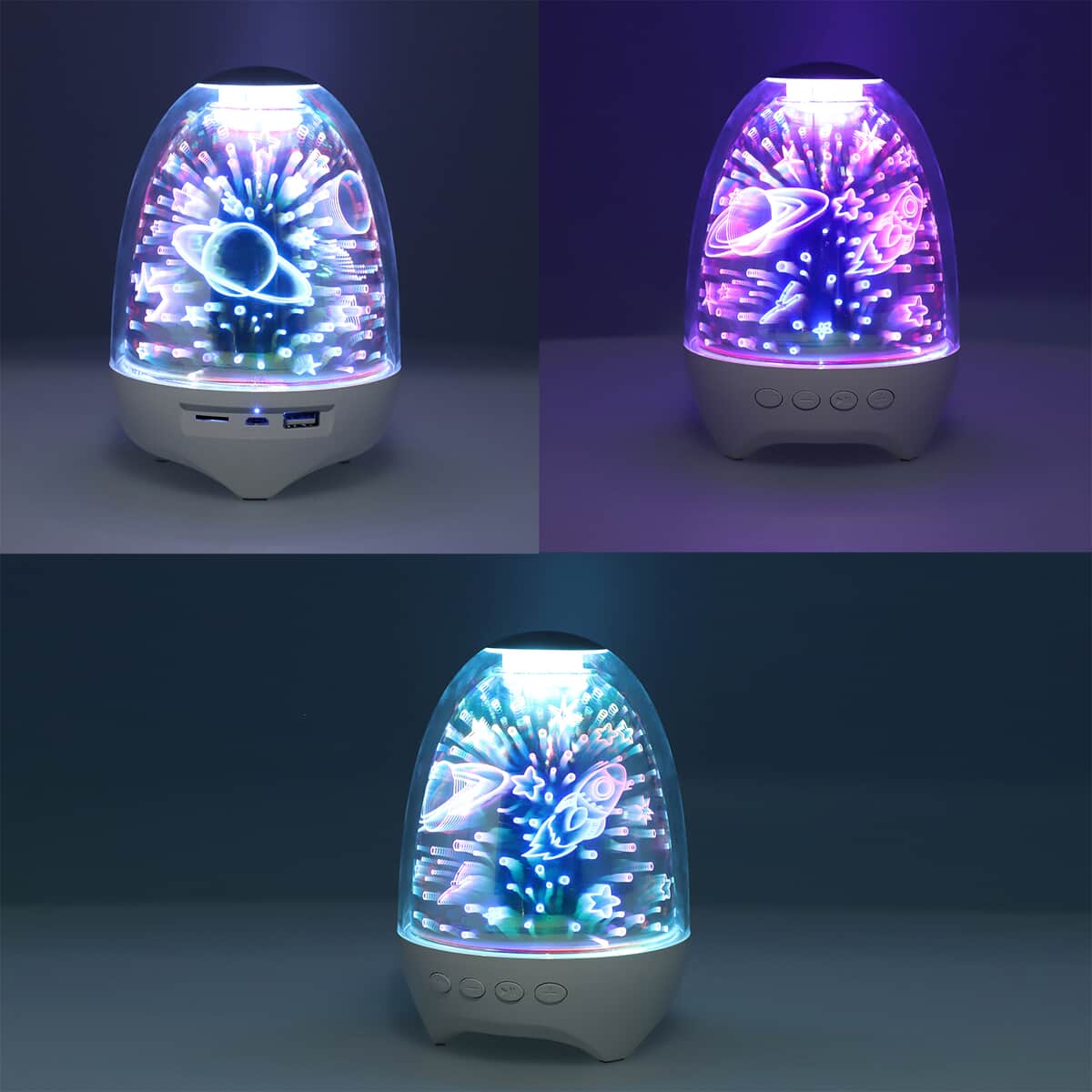Star Theme 3D LED Light Speaker (Battery:2000mAH included) image number 6