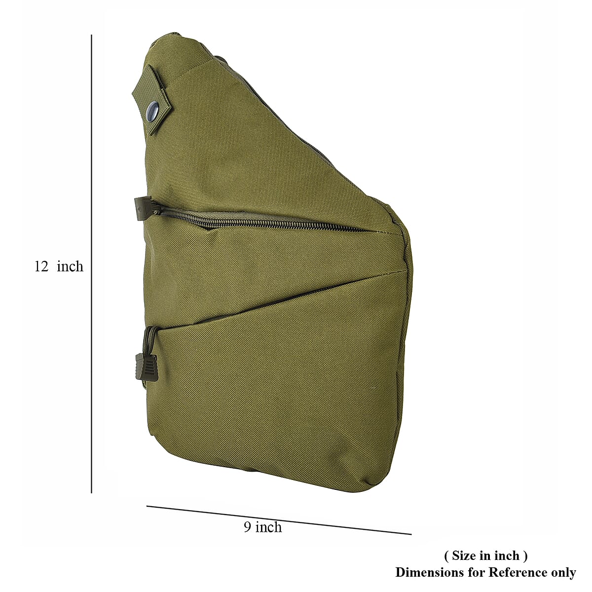 Green Nylon Anti-Thief Bag (12"x9") image number 7