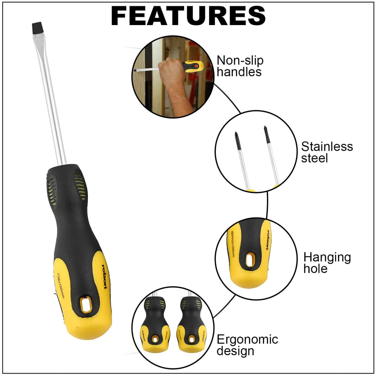 8pc Screwdriver Set image number 2