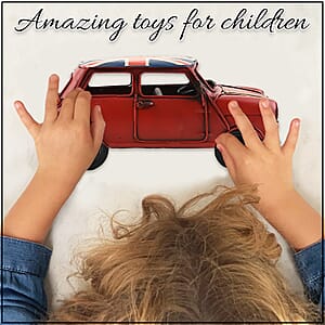 Closeout British Car Small Metal Ornament