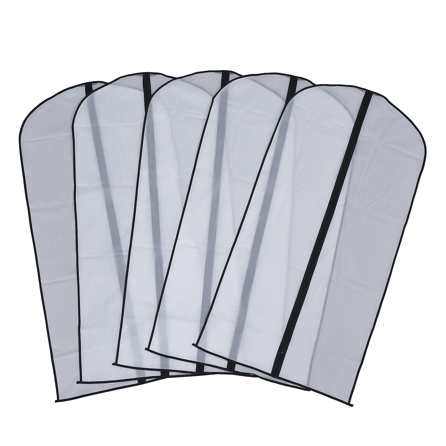 Set of 5 Dustproof Garment Bag with Zipper