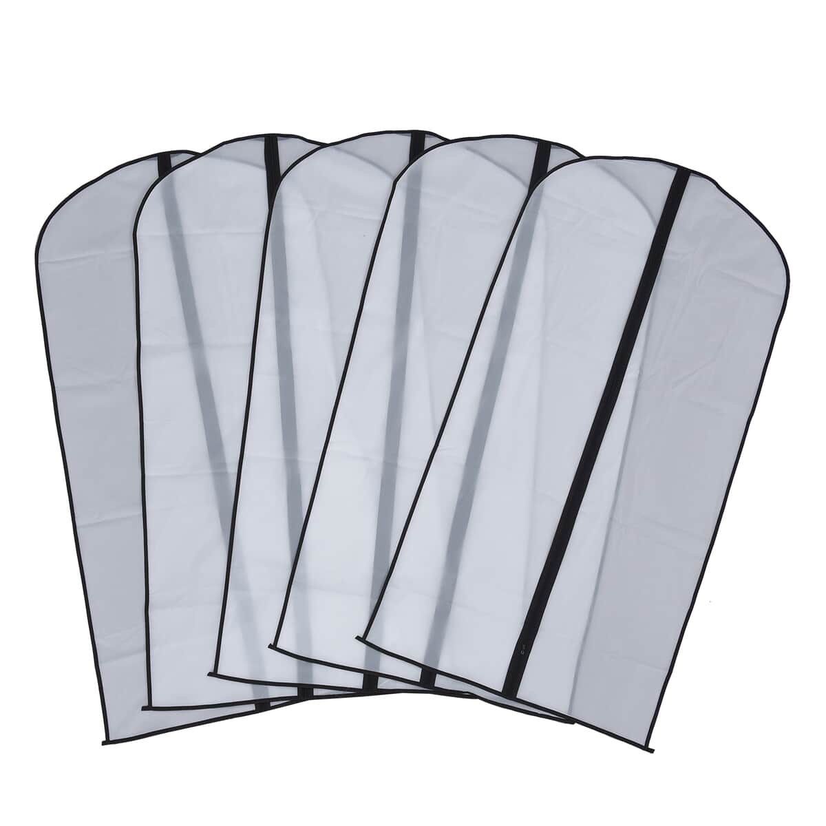 Set of 5 Dustproof Garment Bag with Zipper image number 0