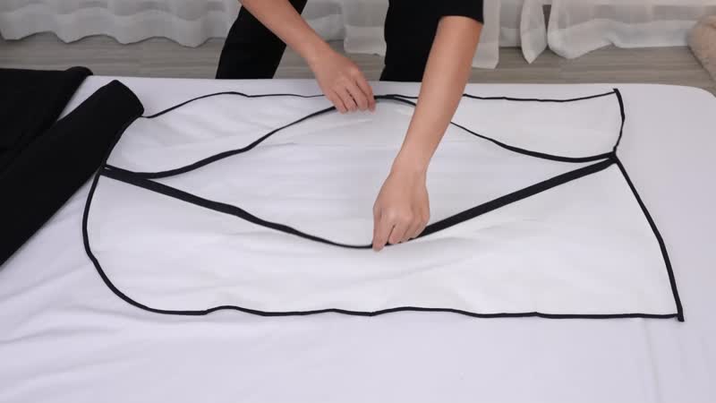 Set of 5 Dustproof Garment Bag with Zipper