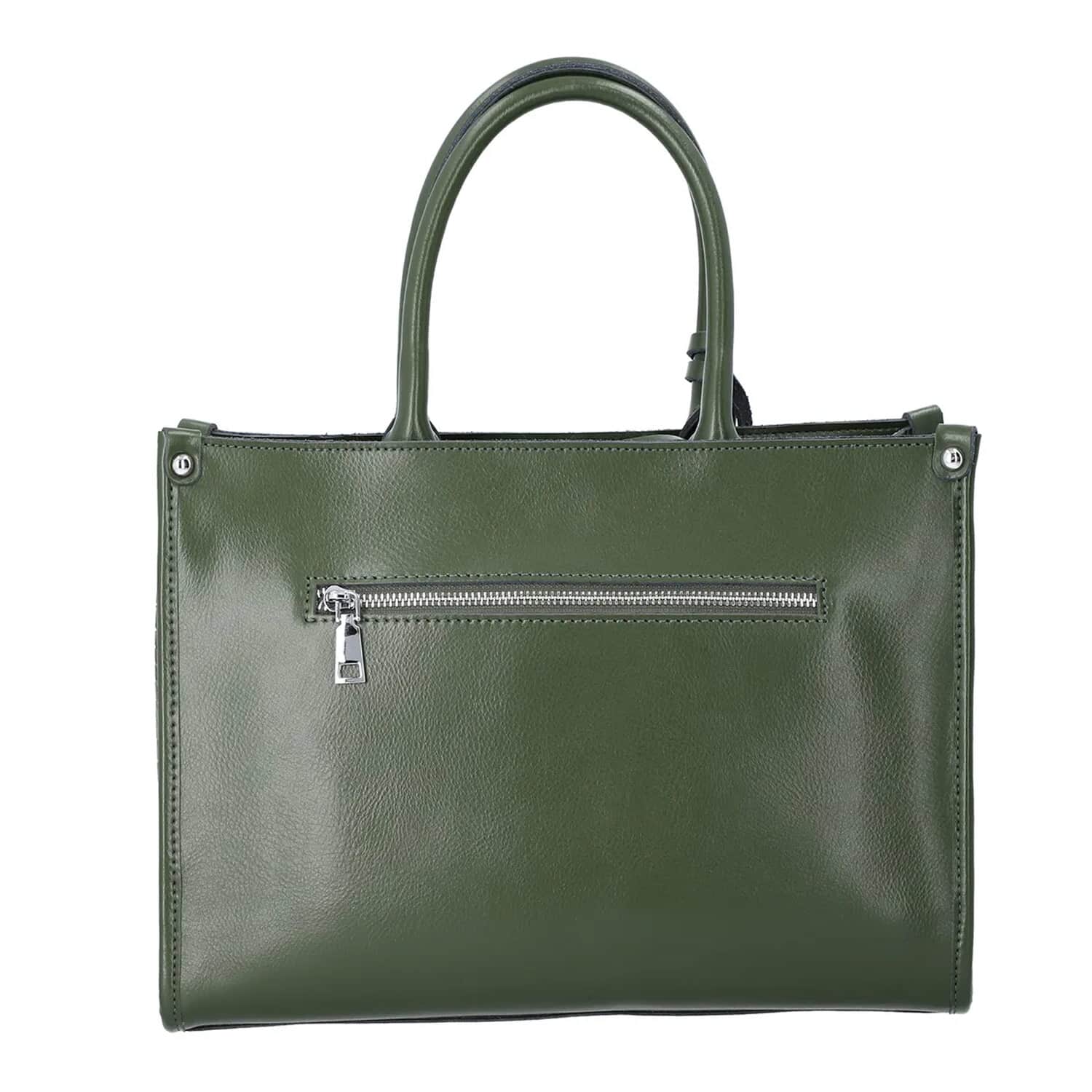 Dark green sale leather purse