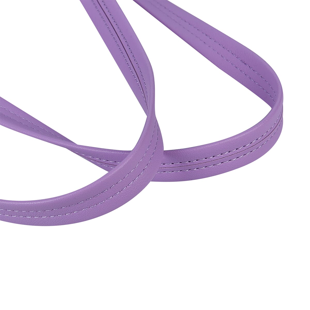 Passage Purple Women's Soft Faux Leather Tote Shoulder Bag with Tassel image number 4