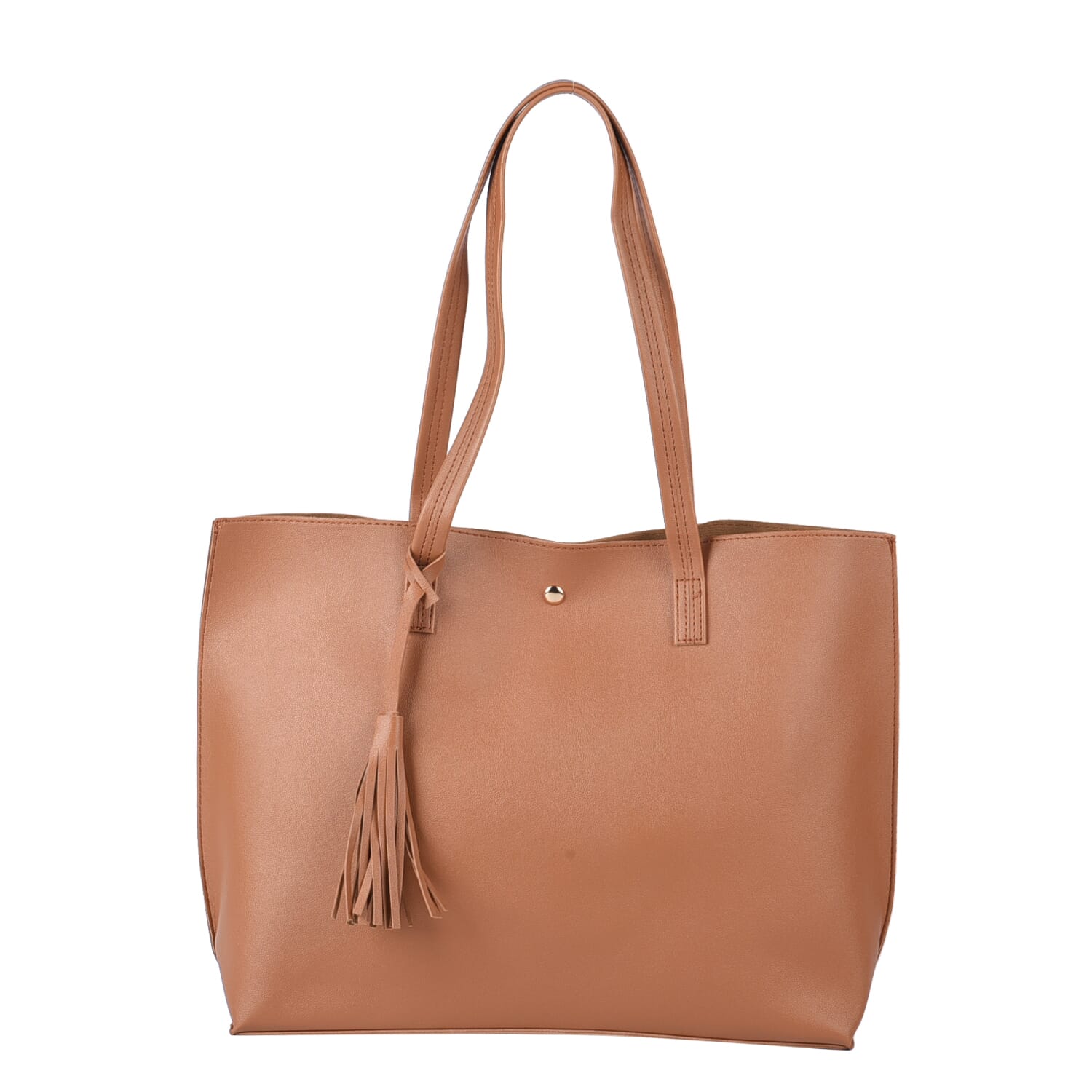 Soft faux best sale leather tote