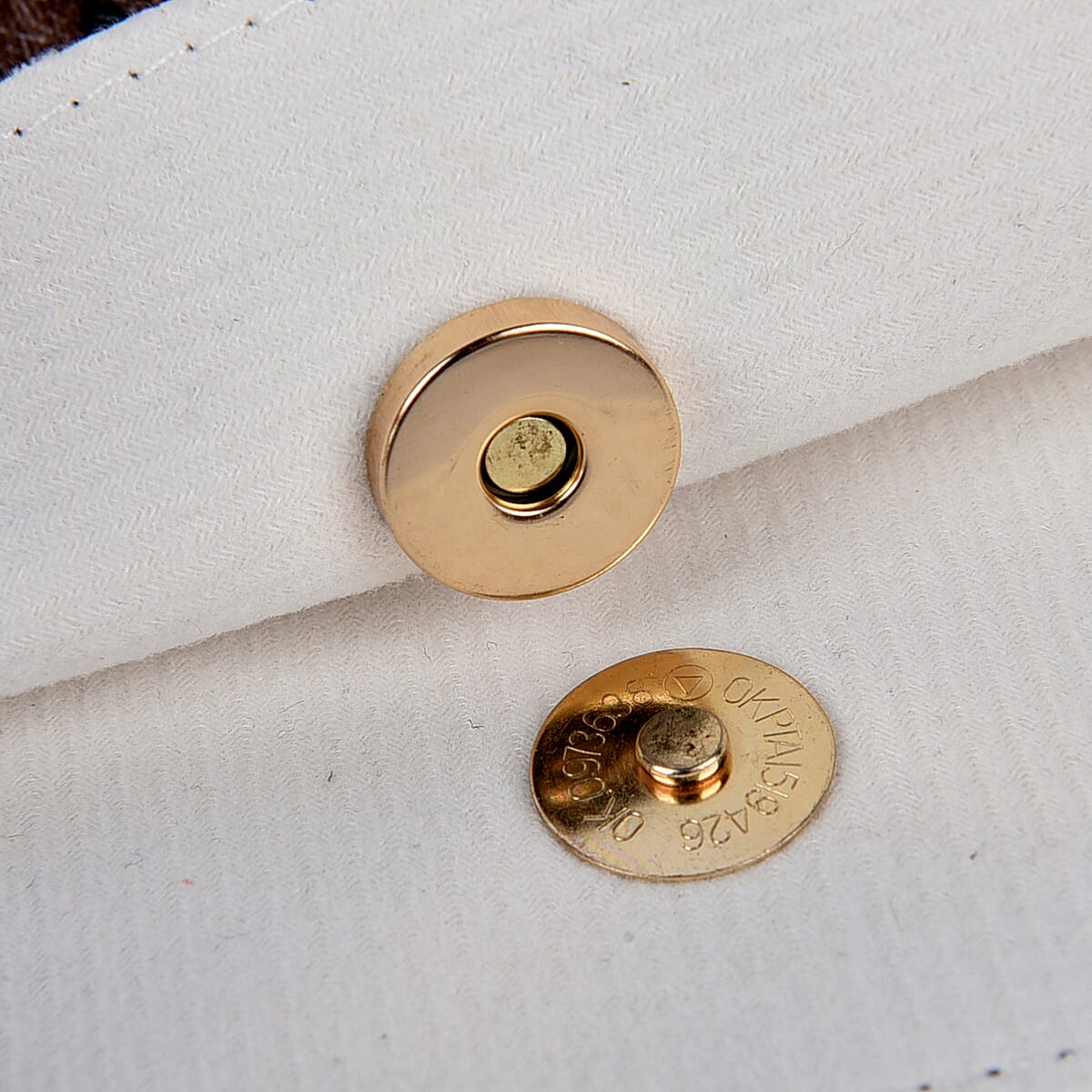 Passage Brown Leopard Pattern Faux Leather Tote Bag with Handle Drop image number 5