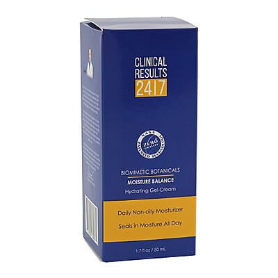 Clinical Results NASA Biomimetic Botanicals Moisture Balance Hydrating Gel Cream