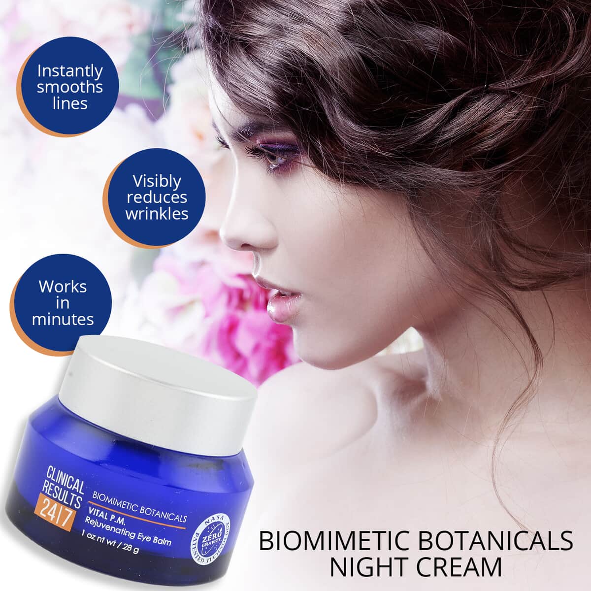 Clinical Results NASA 3D-Biomimetic Botanicals Eye Balm 1oz image number 1