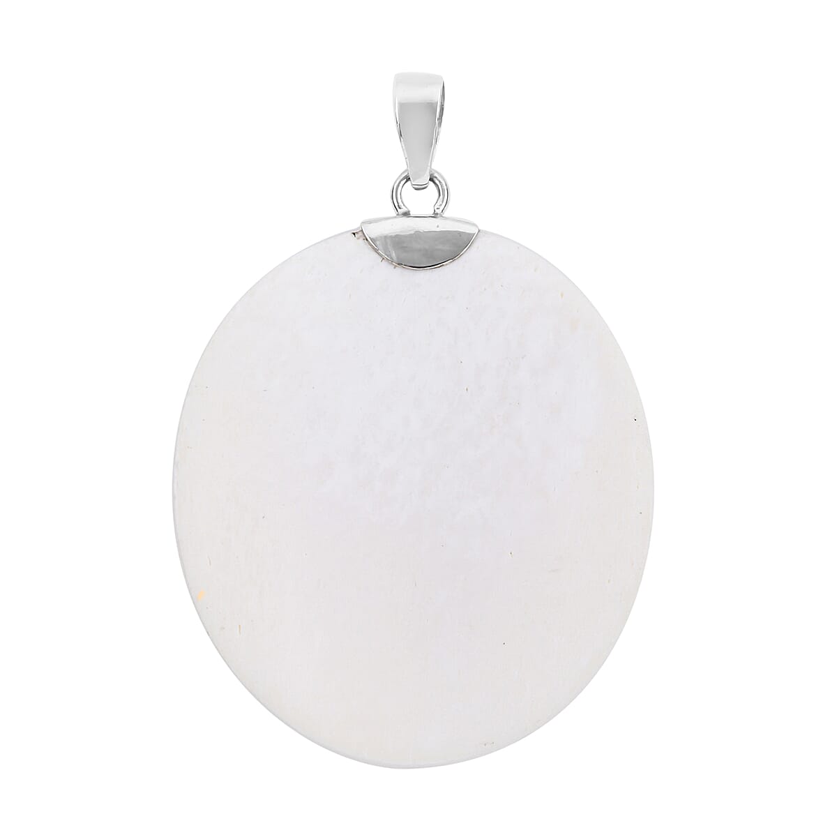 Bali Carved Bone Pendant in Sterling Silver| Unique Gifts For Women image number 3