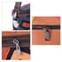 CHAOS BY ELSIE Multi Color Fret Pattern Genuine Leather Crossbody Bag with Shoulder Strap (9.84"x3.15"x8.27") image number 4