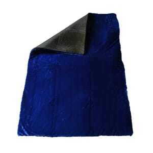 Faux Fur Rug with Anti Slip Base - Navy