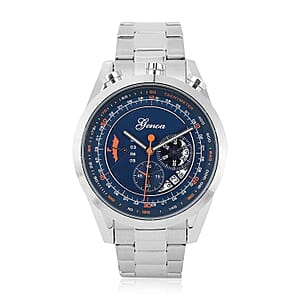 Genoa Multi-function Quartz Movement Watch in Stainless Steel (46mm)