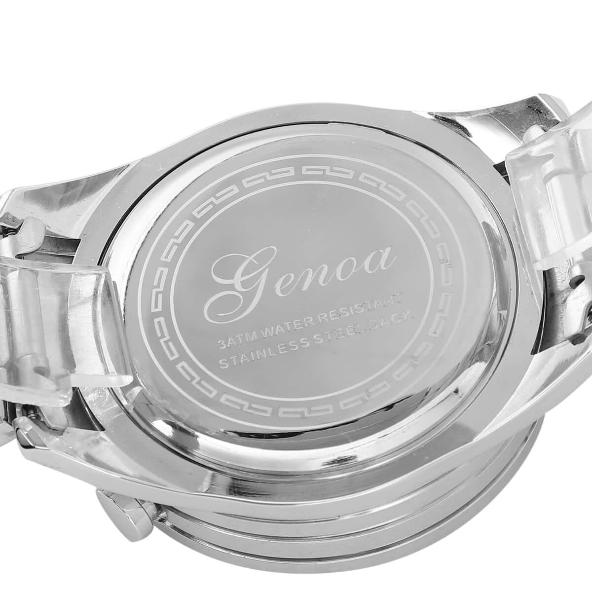 Genoa Multi-function Quartz Movement Watch in Stainless Steel (46mm) image number 5