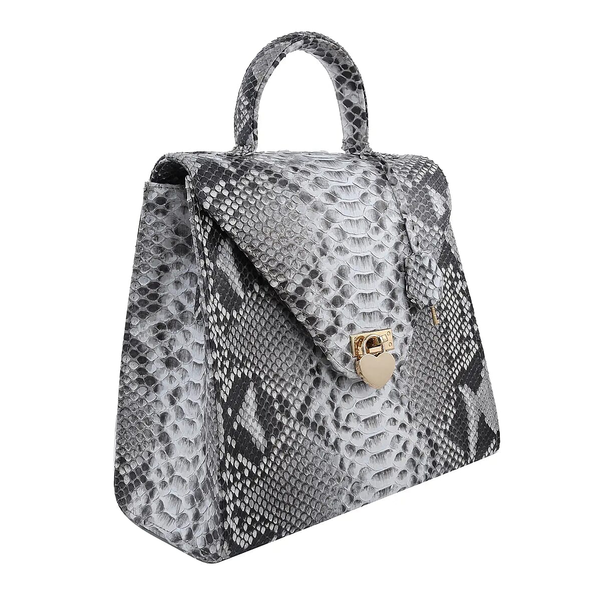 The Pelle Collection Nature Color 100% Genuine Python Leather Tote Bag for Women , Women's Designer Tote Bags , Leather Handbags , Leather Purse image number 6