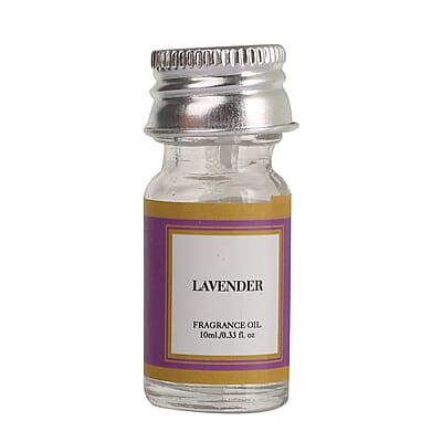 Fragrance Gift Set Box - Aroma Lamp, 2pc Tea Light, Lavender Fragrance Oil, Incense Sticks and holder