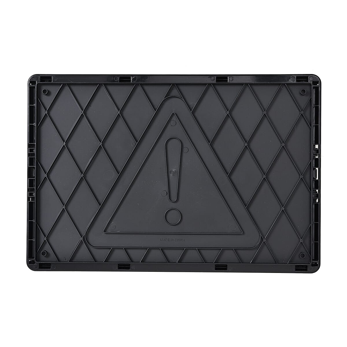 HOMESMART Set of 2 Black Folding Storage Boxes with Lids , Storage Bins , Container Box , Outdoor Storage Box image number 4