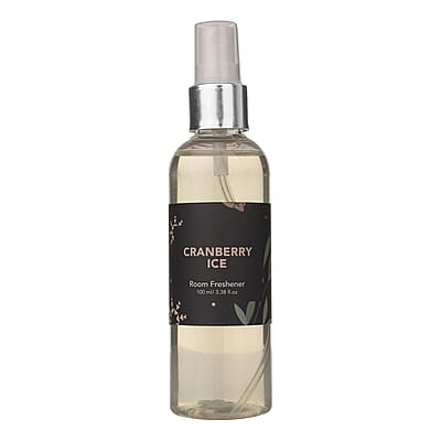 Cranberry Ice- Fragrance Gift Set - Ceramic Burner, 2 Fragrance Oils, 2 Tea-Lights & 1 Room Spray