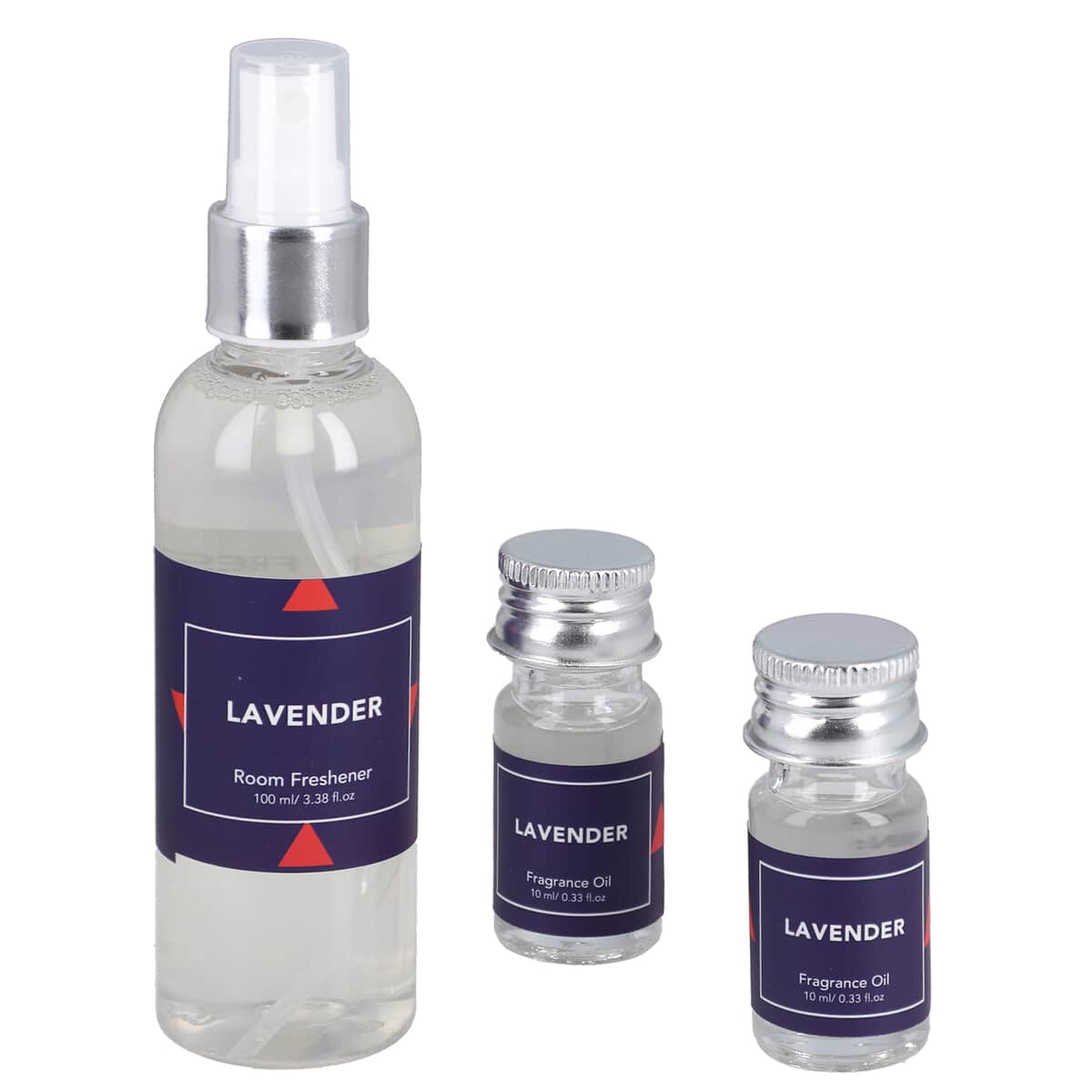 Fragrance Gift Set (Ceramic Burner, 2 Fragrance Oils, 2 Tea-lights & 1 Room Spray) FRAGRANCE - Lavender image number 3