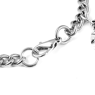 Strada Japanese Movement USA Sports Charm Bracelet Watch (up to 8.5 inches)