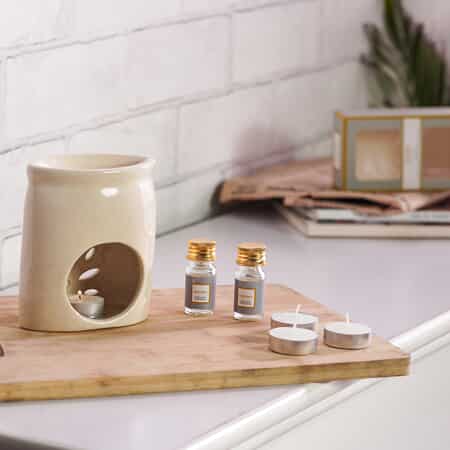 Fragrance Set Box (Ceramic Burner, 2 Odyssey Fragrance Oils & 4 Tea Lights) image number 1