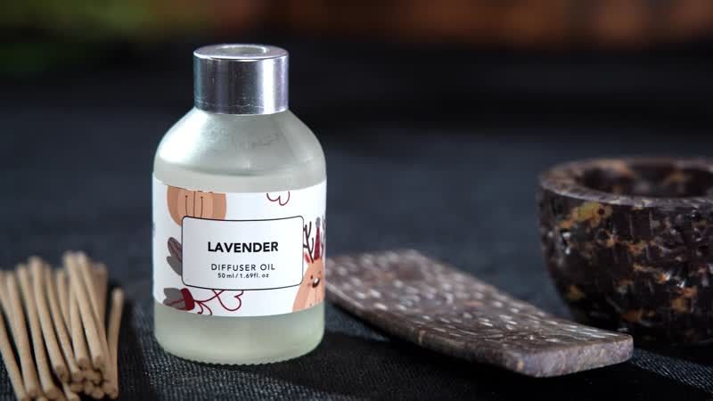 Lavender- FRAGRANCE GIFT SET BOX - Reed Diffuser, 4 Tea Lights & Incense Holder with 20 Sticks
