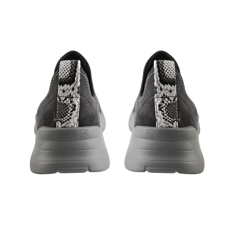 Seven7 Grey Vegan Leather Slip on Sneaker - Size 6