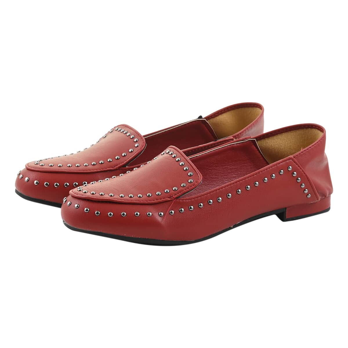 Seven7 Red Vegan Leather Women's Loafer - Size 6 image number 0